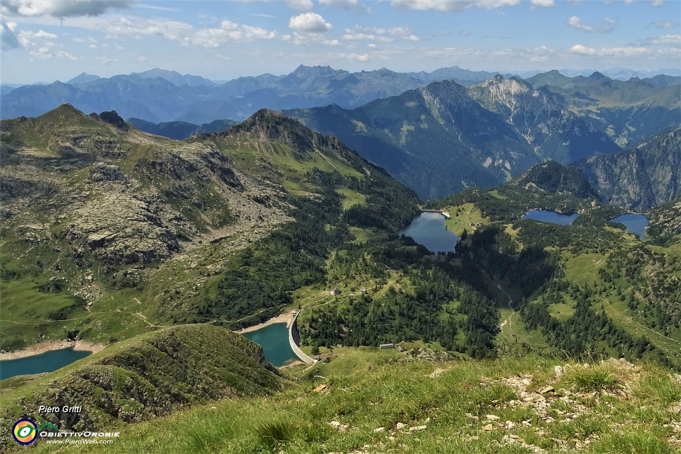 75 Vista su quattro Laghi, Gemelli, Casere, Marcio, Del Becco.JPG